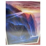 Medium Signed Colorful Shoreline Print