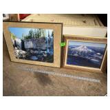 Medium Sized Nature Printrs Foresdt andf Mountain