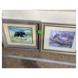 (2) Framed Prints Nature