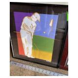 (2) Signed Golf Art Prints