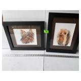(2) Yorkie Dog Prints