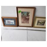 (3) Assoorted Pictures