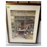 Large Print, FLEURS, French Flower Shop