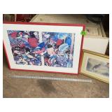 (2) Nature Bird Wall Art, One Signed