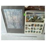 (2) Frames w/ Stock Photos