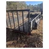 16 foot Trailer with 3 foot sides with back gate