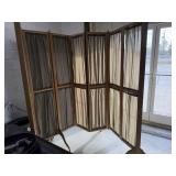 Large Divider screen Cloth and wood