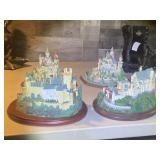(4) Great Castles of the World LENOX Landscapes