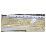 License Plate WARSAW