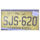 License Plate NJ