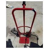 Red hand truck
