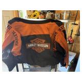 Harley Davidson Coat Black & Orange size 2XL