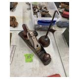 Hand Planner And Oil Can