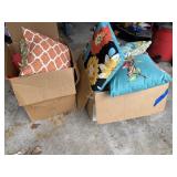 Two boxes of pillows