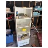 Shelf with contents