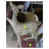 Light-up yard deer decoration