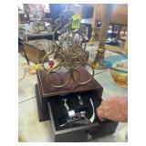 Wine rack with opener