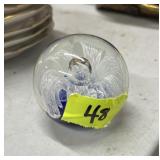 Glass paperweight