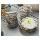 Cups and saucers