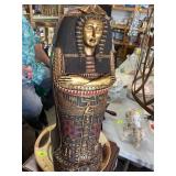 Sarcophagus decoration with CDs inside