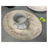 Platter and creamer container