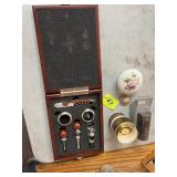 Wine opener and assorted decorations