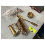 Decorative spoons and brooches