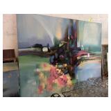 Large colorful painting, Reynolds