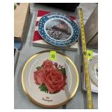 Two collectible plates