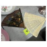 Folding hand fans