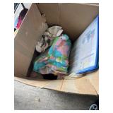 Contents of boxes and clothes