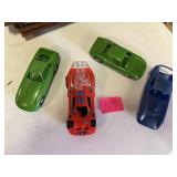 4 vintage cars