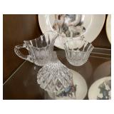 Three Heavy Glass Containers