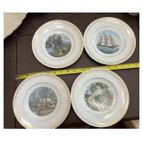 Four Lenox Limited Edition Plates