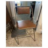 Four  Metal Folding Chairs