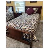 Mahogany Twin Bed
