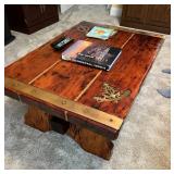 Custom Ship Hatch Epoxy Coffee Table