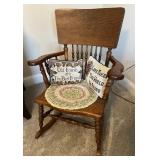 Antique Mahogany Rocking Chair