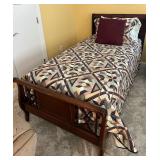 Mahogany Twin Bed