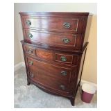 Six-Drawer Mahogany Dresser