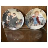 Two Norman Rockwell Plates