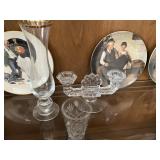 Glass Candlestick Holder And Base