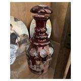 Embellished Glass Decanter