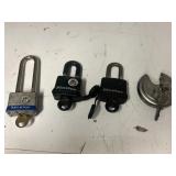 (4) Locks w/ Keys