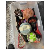 Contents of Sports Bin