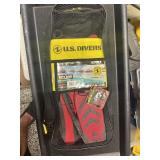 Flippers Adult Sz Small Snorkel Set