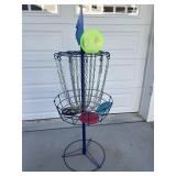 Disc Golf Goal w/ 4 Discs