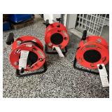 Spooled Ext Cords w/ Built in Electrical Outlets