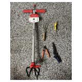 Ground Tiller and Garden Tools
