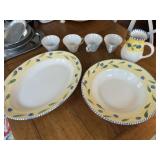 Platter, Bowl, Mugs
